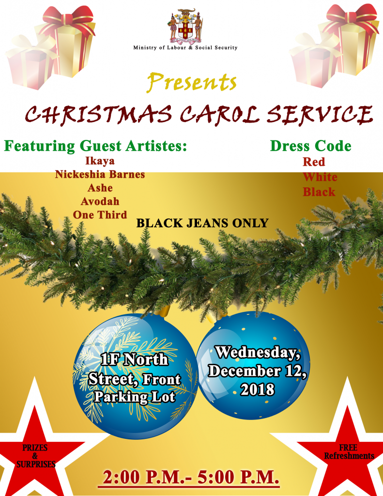 Christmas Carol Service Ministry of Labour and Social Security