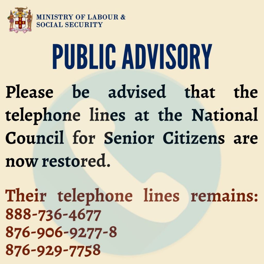 National Council For Senior Citizens Ministry Of Labour And Social Security